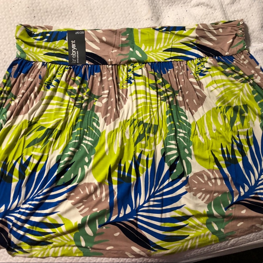 Green and Blue Skirt